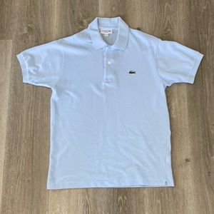 Baby Blue Lacoste Polo size small